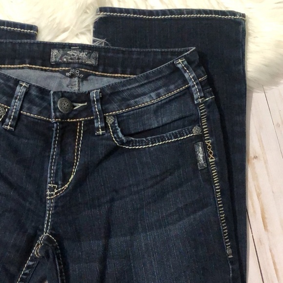 Silver Aiko Bootcut Jeans Size 28/31 EUC - Picture 4 of 12